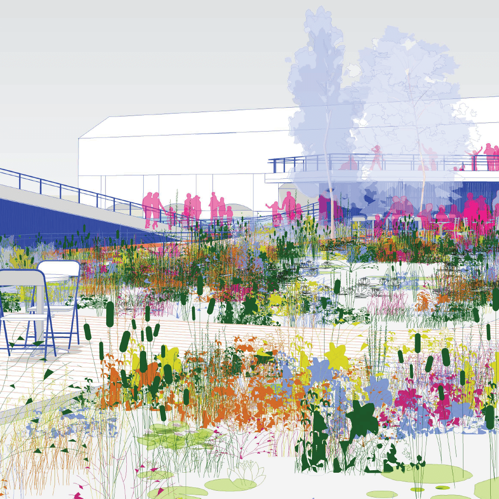 2019 - lieu de baignade, piscine écologique flottante, Strasbourg, filtration et épuration naturelles, promenade, remparts réutiliser et revaloriser l'espace perdu de la ville