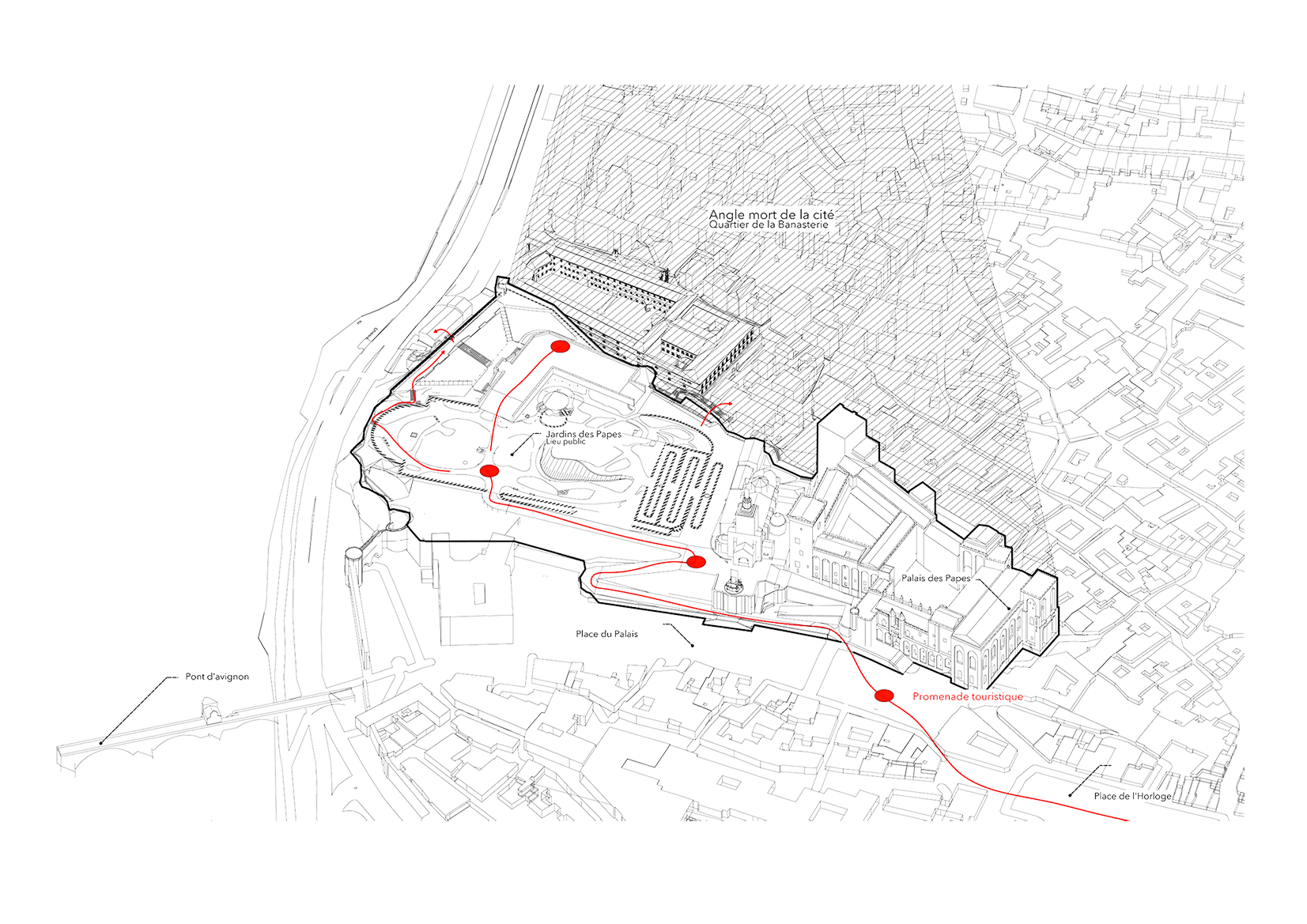 OBJETS_REHABILITATION - Quartier de la Banasterie Avignon - programme mixte 2017_concours _réhabilitation rénovation banasterie avignon programme mixte axo urbaine